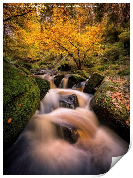 The Wyming Brook Print by K7 Photography