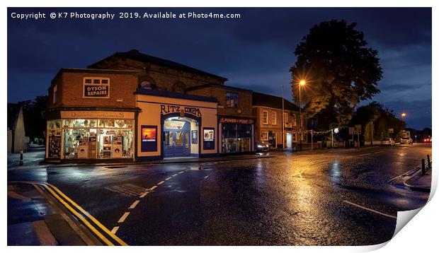 The Ritz Cinema, Thirsk, North Yorkshire  Print by K7 Photography