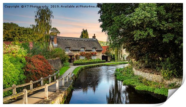Thornton le Dale, near Pickering, North Yorkshire Print by K7 Photography