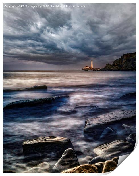  A Storm is Coming Print by K7 Photography