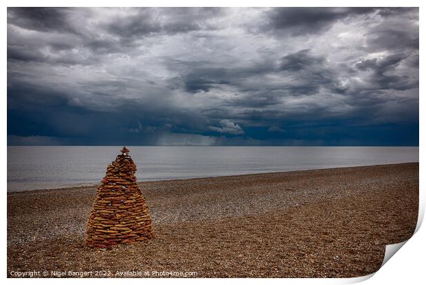 Thorpeness Beach Print by Nigel Bangert