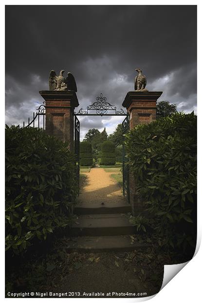 The Gate Print by Nigel Bangert