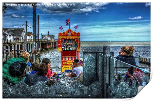  Punch and Judy Print by Nigel Bangert