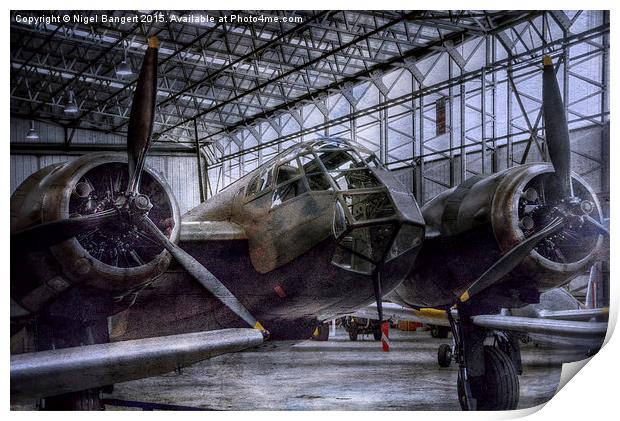  Bristol Blenheim Print by Nigel Bangert