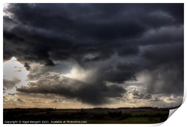 Storm Clouds Gather Print by Nigel Bangert