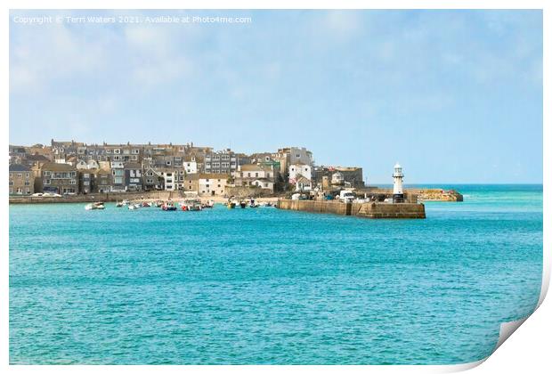 Classic St Ives Print by Terri Waters