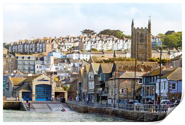 Life Savers of St Ives Print by Terri Waters