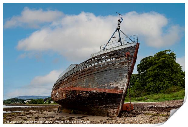 Caol Beach Werck Print by Alasdair Preston