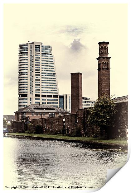 Bridgewater Place, Leeds. Print by Colin Metcalf