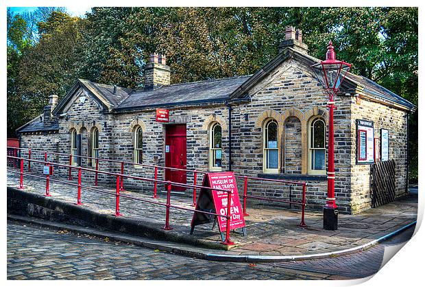 Ingrow West Station. Print by Colin Metcalf