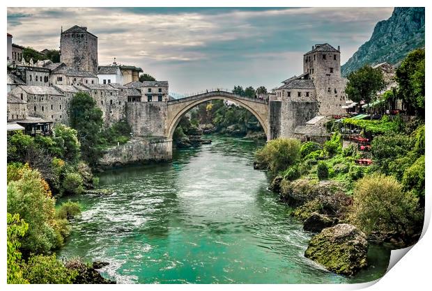 Stari Most “Old Bridge” Mostar Print by Colin Metcalf