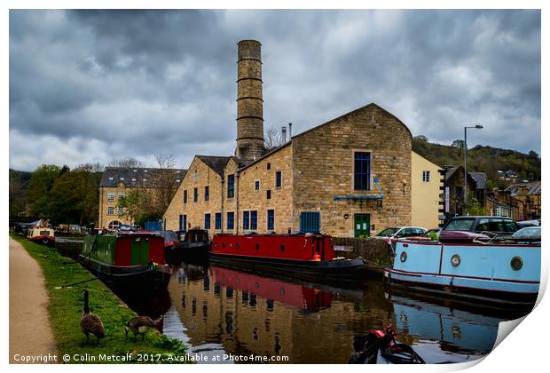 Crossley Mill Print by Colin Metcalf