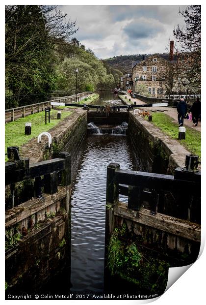 The Locks Print by Colin Metcalf