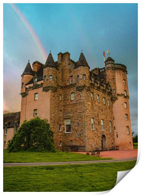 Castle Fraser Print by Colin Metcalf