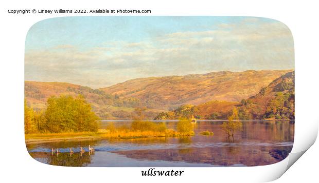 Ullswater Print by Linsey Williams