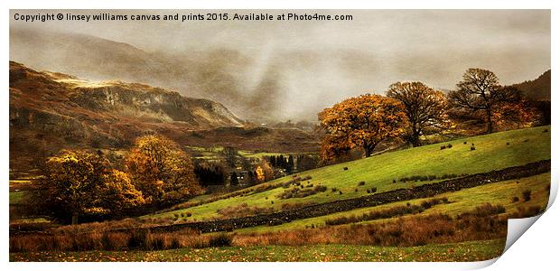  The Engish Lake District Print by Linsey Williams