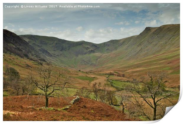 Riggendale, Cumbria Print by Linsey Williams