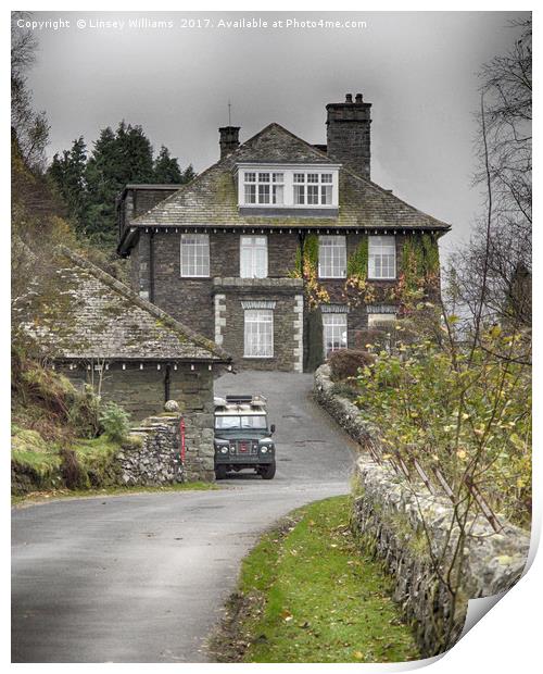 The Haweswater Hotel, Cumbria Print by Linsey Williams