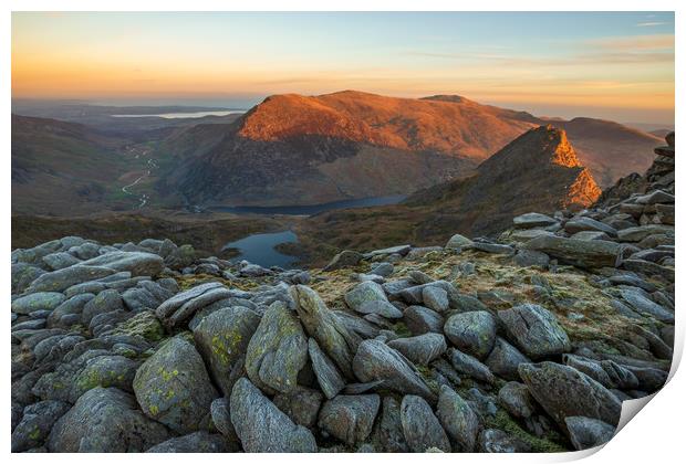Tryfan and the  Pen Yr Ole Wen  Print by J.Tom L.Photography