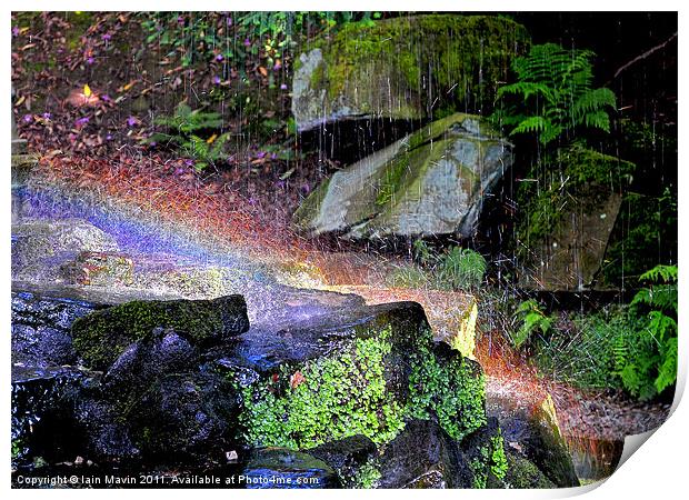Rainbow Rocks Print by Iain Mavin