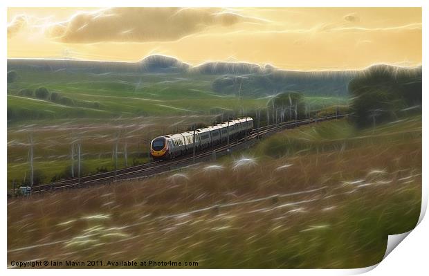 Dream Train Print by Iain Mavin