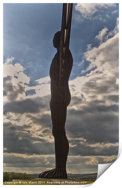 The Angel of the North Print by Iain Mavin