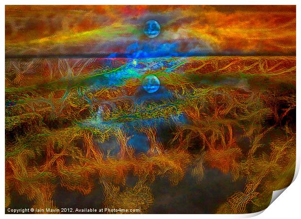 Alien Skies II Print by Iain Mavin