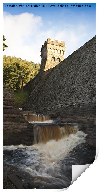 Howden Dam Print by Nigel Hatton