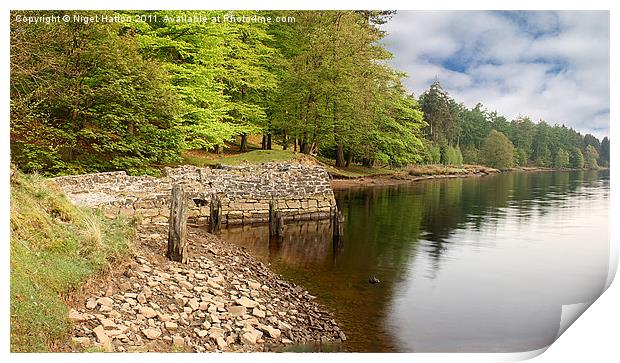 Old Bridge Print by Nigel Hatton