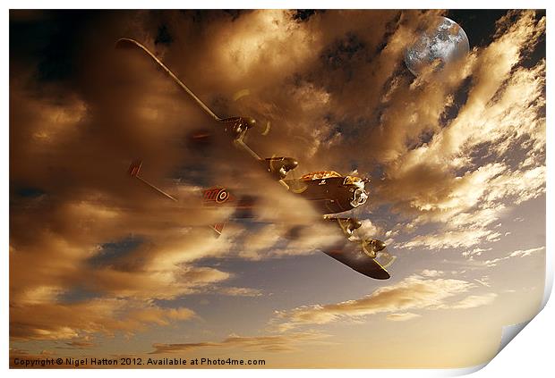 Out of the Clouds Print by Nigel Hatton