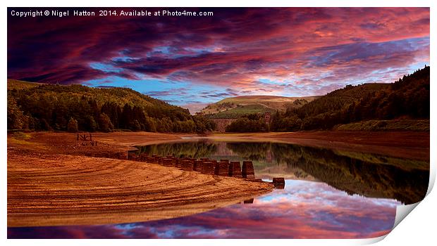 Ouzelden Sunrise Print by Nigel Hatton