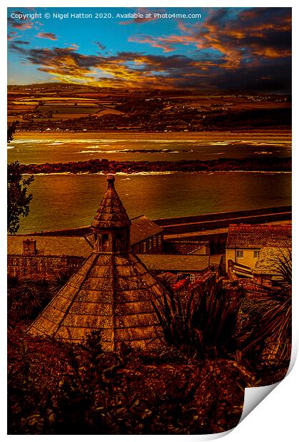 Mounts Bay Print by Nigel Hatton