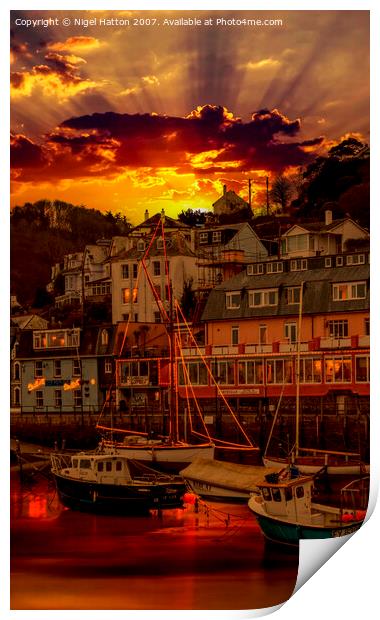 End Of The Day Print by Nigel Hatton