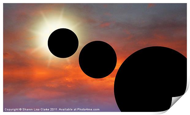 Planetary Alignment Print by Sharon Lisa Clarke