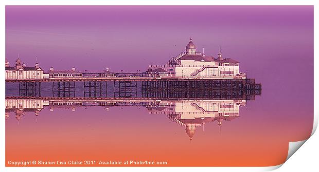 Eastbourne Pier Print by Sharon Lisa Clarke