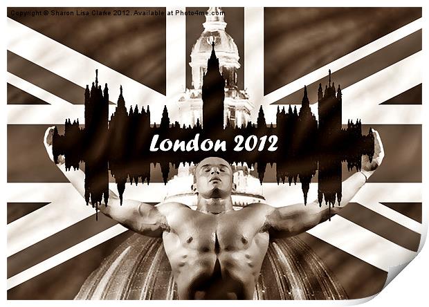 Olympics 2012 Print by Sharon Lisa Clarke