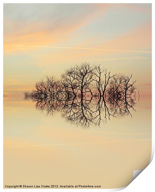 Angelic Branches Print by Sharon Lisa Clarke