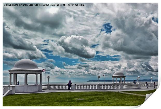 Cloudy View Print by Sharon Lisa Clarke
