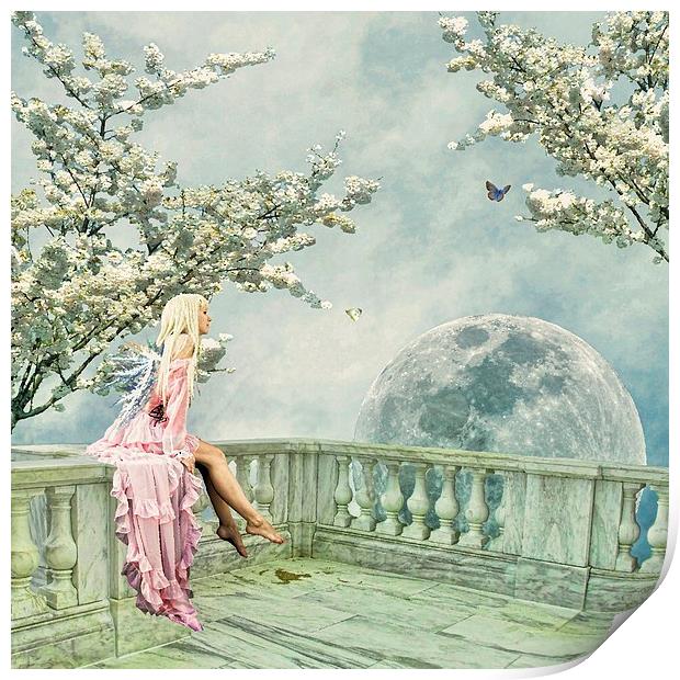 Fairytopia in Spring Print by Sharon Lisa Clarke