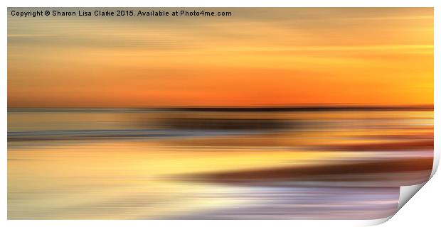 Hastings pier abstract Print by Sharon Lisa Clarke