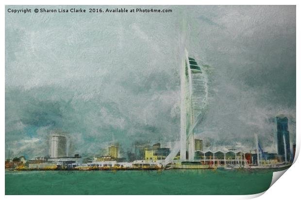 Portsmouth Print by Sharon Lisa Clarke