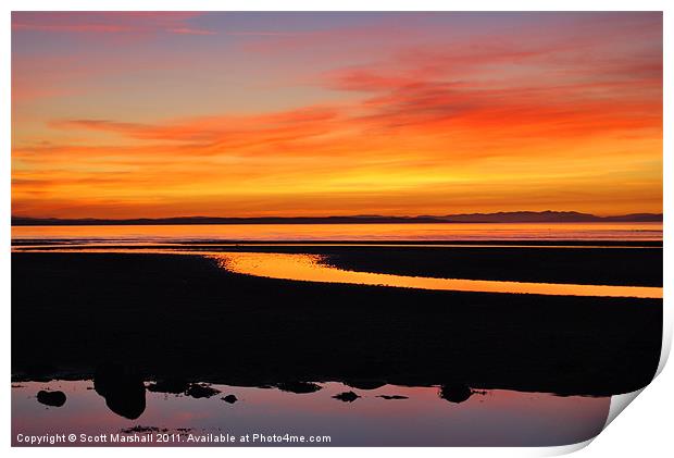 Band of Gold Print by Scott K Marshall