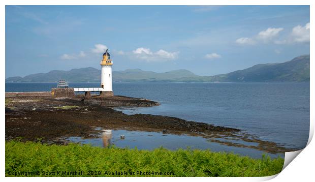 Rubha, nan Gall Print by Scott K Marshall