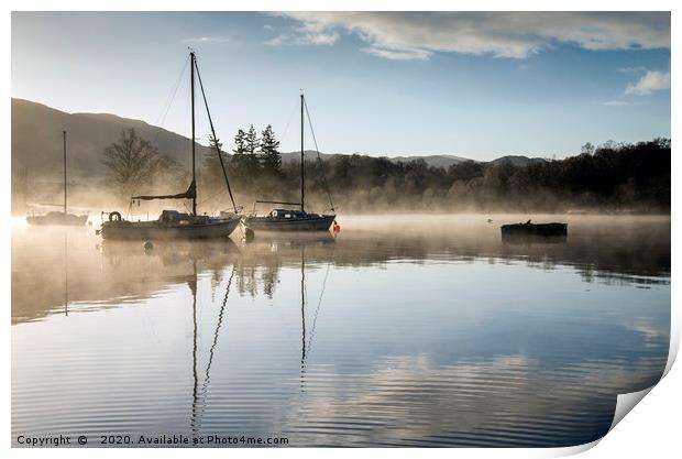 Loch Ness Mist Print by Scott K Marshall