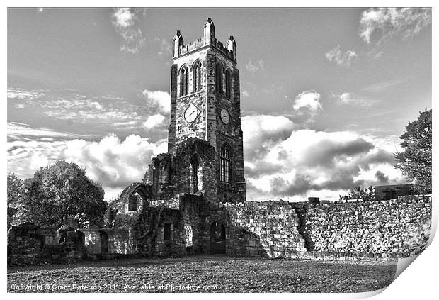 The Abbey Tower Print by Grant Paterson