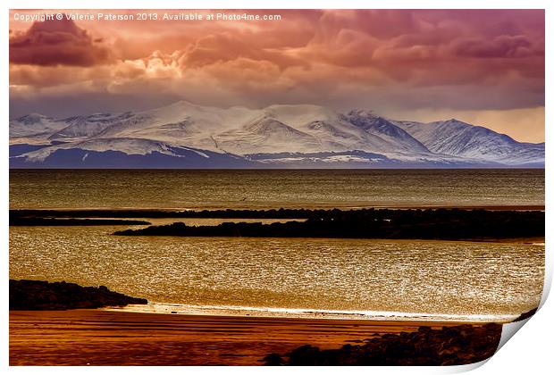 Isle Of Arran Print by Valerie Paterson