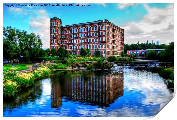 The Mill Paisley Print by Valerie Paterson