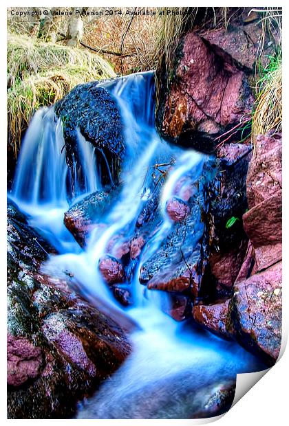 Millport Stream Print by Valerie Paterson