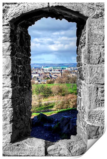 View Through St Anthonys Print by Valerie Paterson