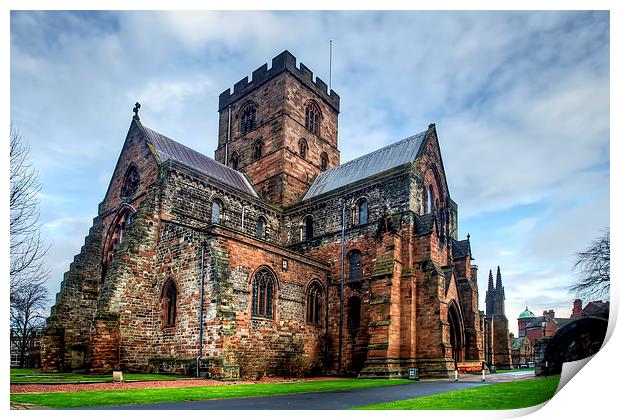 Cathedral of Carlisle Print by Valerie Paterson